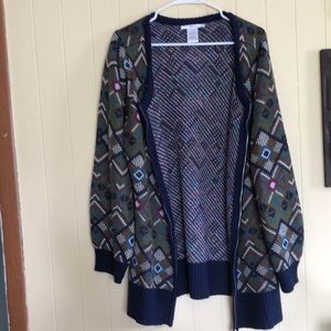 Multi colored sweater